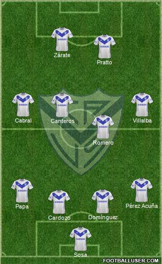 Vélez Sarsfield Formation 2014