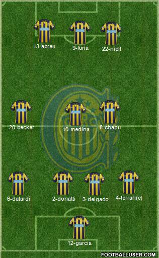 Rosario Central Formation 2014