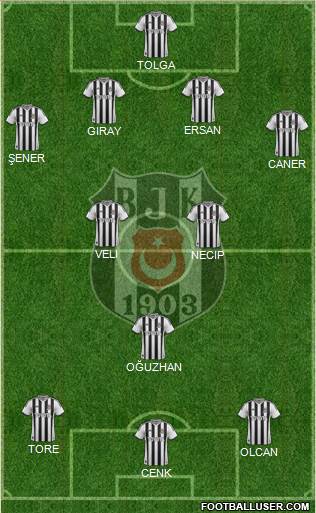 Besiktas JK Formation 2014