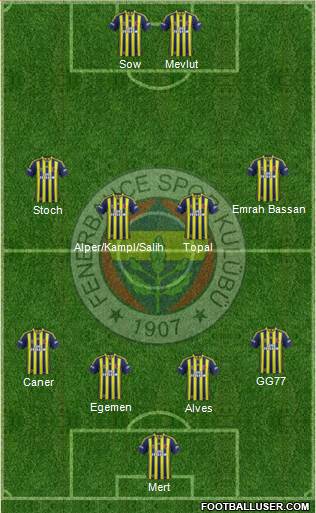 Fenerbahçe SK Formation 2014
