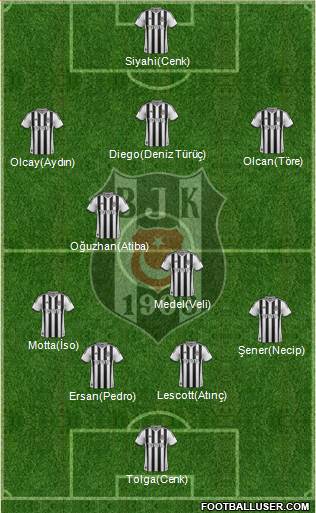 Besiktas JK Formation 2014