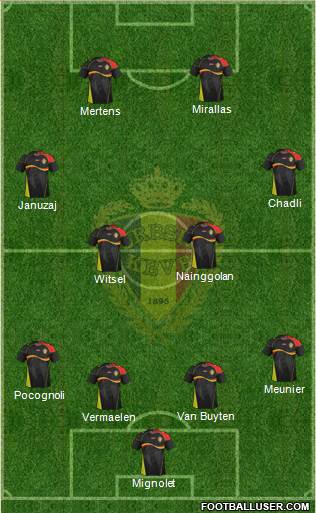 Belgium Formation 2014
