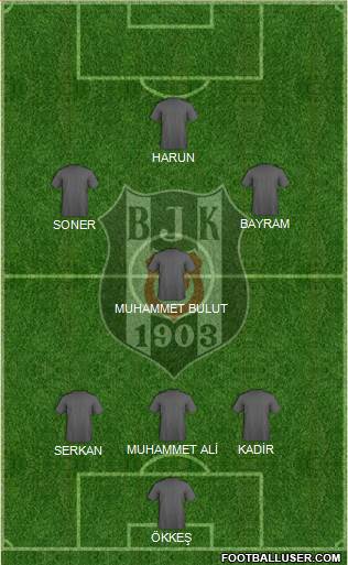 Besiktas JK Formation 2014