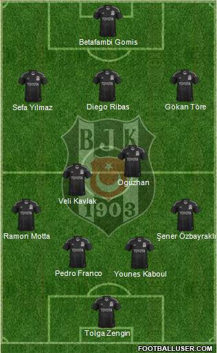 Besiktas JK Formation 2014