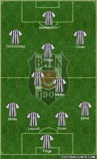 Besiktas JK Formation 2014