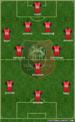 Stade Rennais Football Club Formation 2014