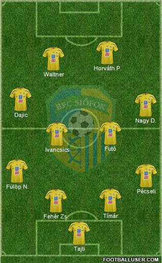 Bodajk FC Siófok Formation 2014