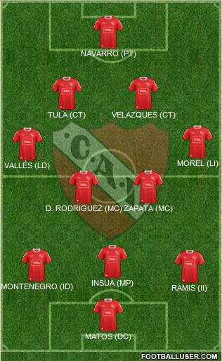 Independiente Formation 2014