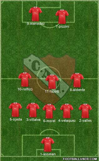 Independiente Formation 2014