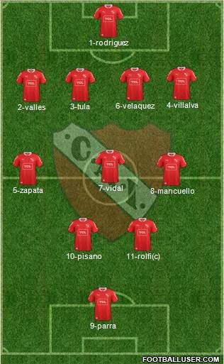 Independiente Formation 2014