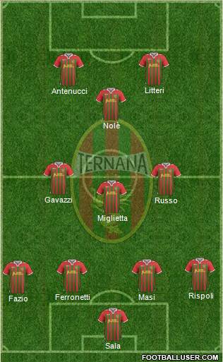 Ternana Formation 2014