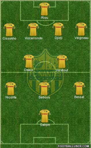 FC Nantes Formation 2014
