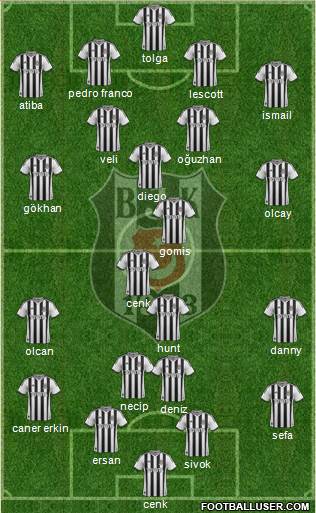 Besiktas JK Formation 2014