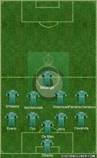 KSV Cercle Brugge Formation 2014