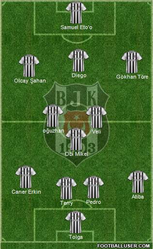Besiktas JK Formation 2014