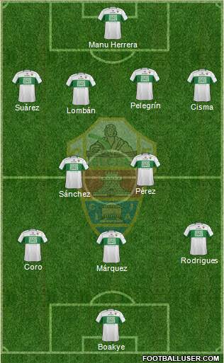 Elche C.F., S.A.D. Formation 2014