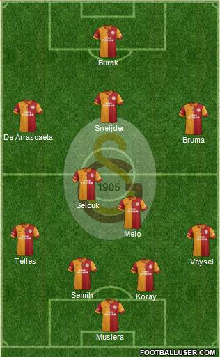 Galatasaray SK Formation 2014
