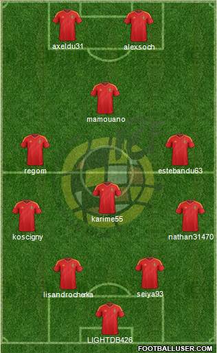 Spain Formation 2014