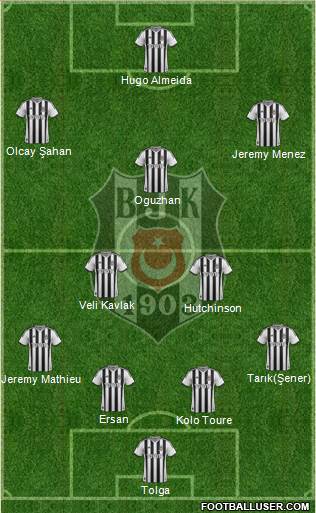 Besiktas JK Formation 2014
