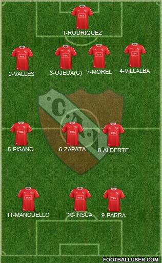 Independiente Formation 2014