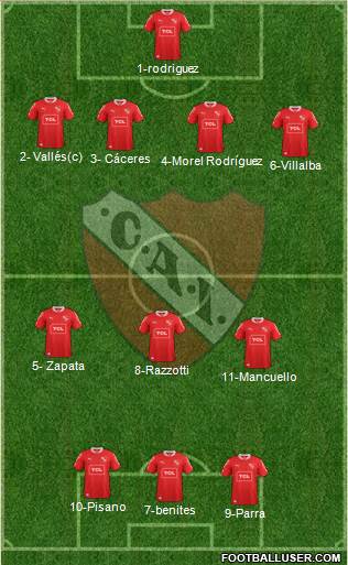 Independiente Formation 2014
