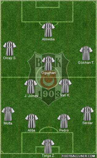 Besiktas JK Formation 2014