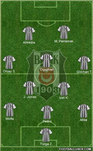 Besiktas JK Formation 2014