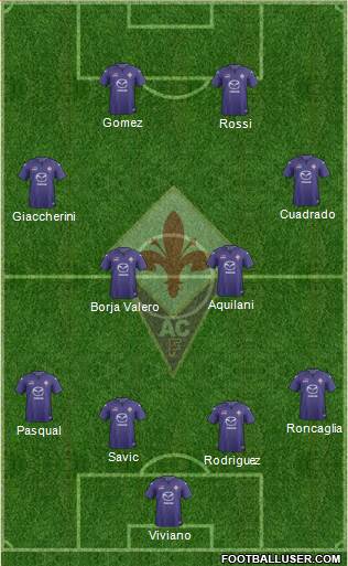 Fiorentina Formation 2014