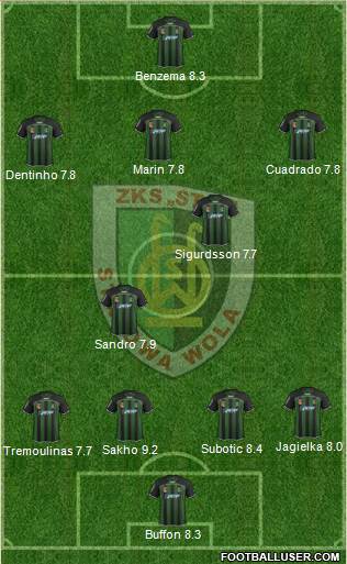 Stal Stalowa Wola Formation 2014