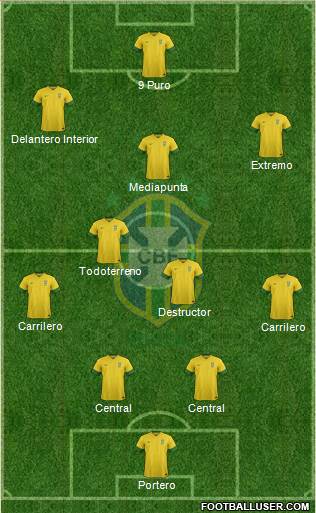 Brazil Formation 2014