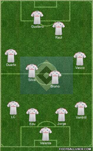 Hamburger SV Formation 2014