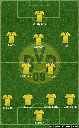 Borussia Dortmund Formation 2014