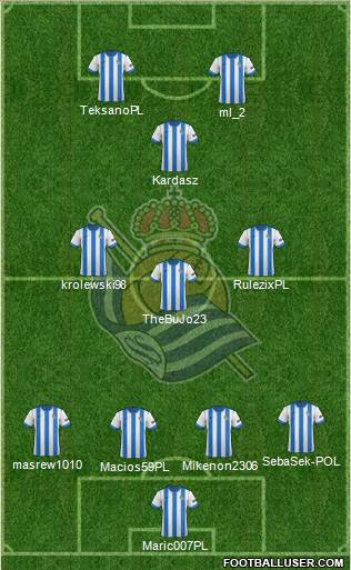 Real Sociedad S.A.D. Formation 2014