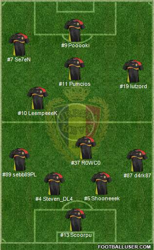 Belgium Formation 2014