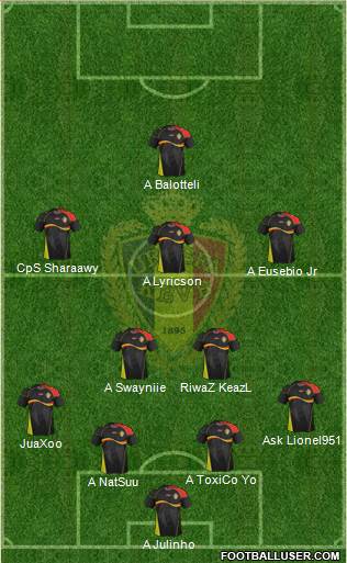 Belgium Formation 2014