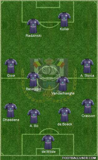 RSC Anderlecht Formation 2014