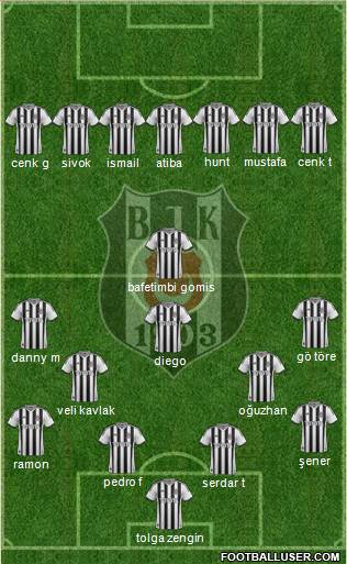 Besiktas JK Formation 2014