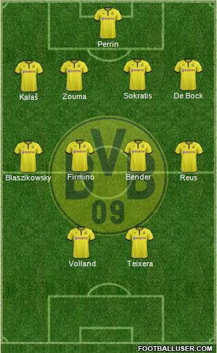 Borussia Dortmund Formation 2014
