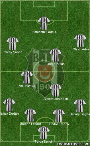 Besiktas JK Formation 2014
