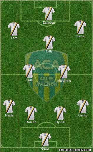 Athlétic Club Arles-Avignon Formation 2014