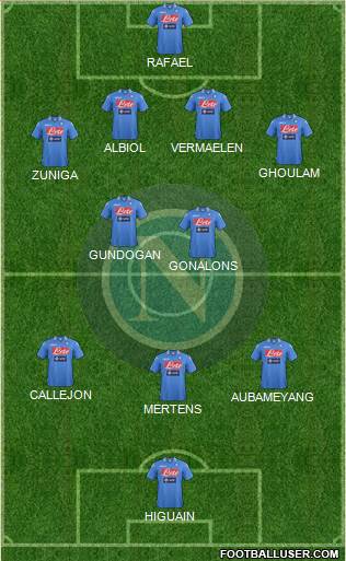 Napoli Formation 2014
