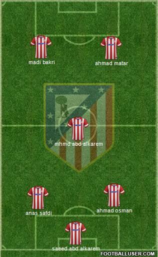 Atlético Madrid B Formation 2014