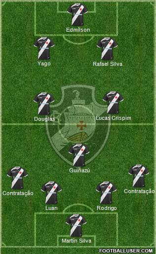 CR Vasco da Gama Formation 2014