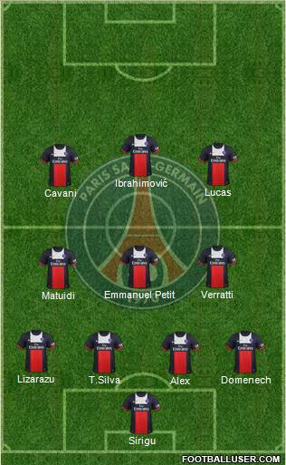 Paris Saint-Germain Formation 2014