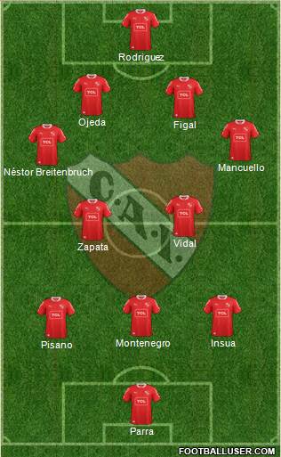 Independiente Formation 2014