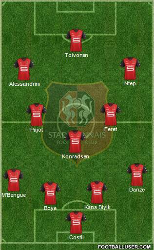 Stade Rennais Football Club Formation 2014