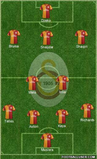 Galatasaray SK Formation 2014
