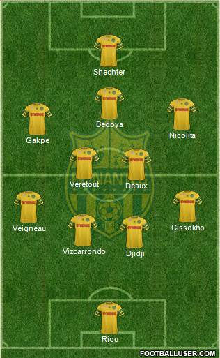 FC Nantes Formation 2014