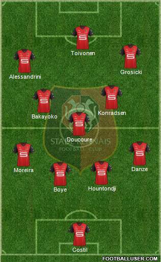 Stade Rennais Football Club Formation 2014