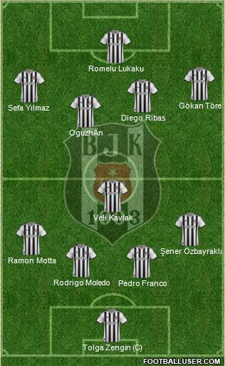 Besiktas JK Formation 2014